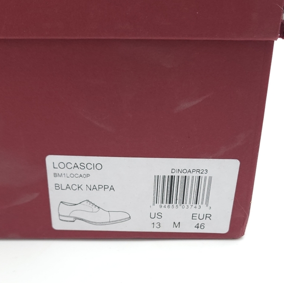 Bruno Magli Locascio Black Nappa  Leather Cap Toe Oxford BM1LOCA0P Size 13 main image 4